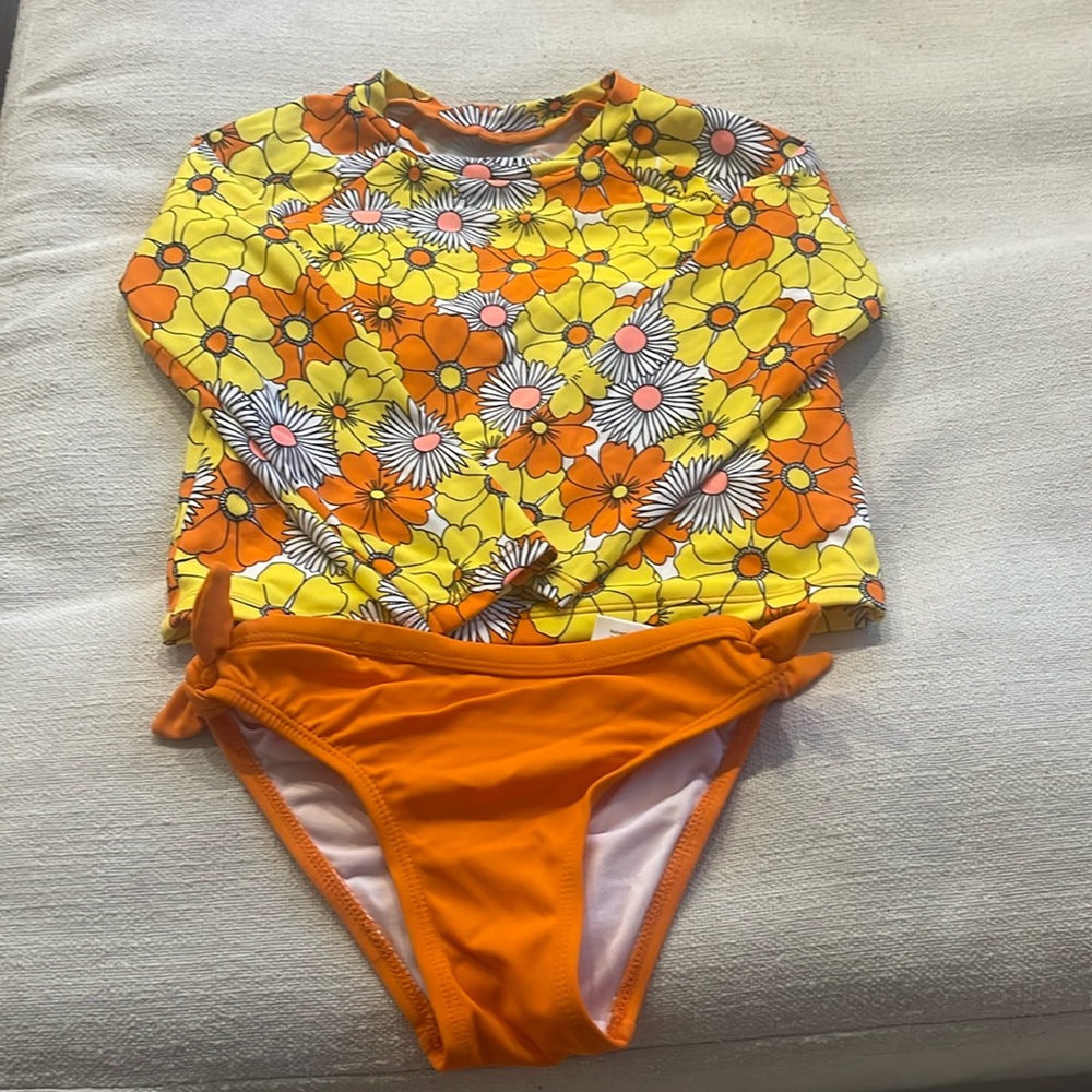 Girls rashguard and bikini bottoms -3T